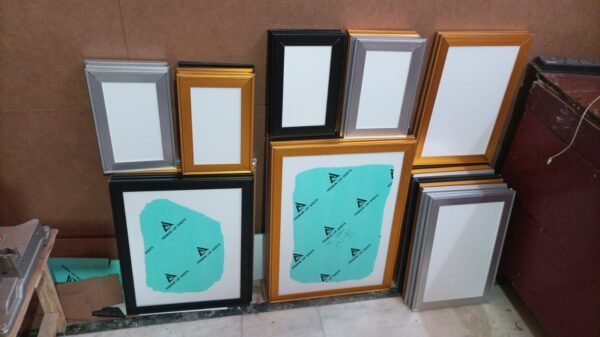 almunium clip on frame all size available